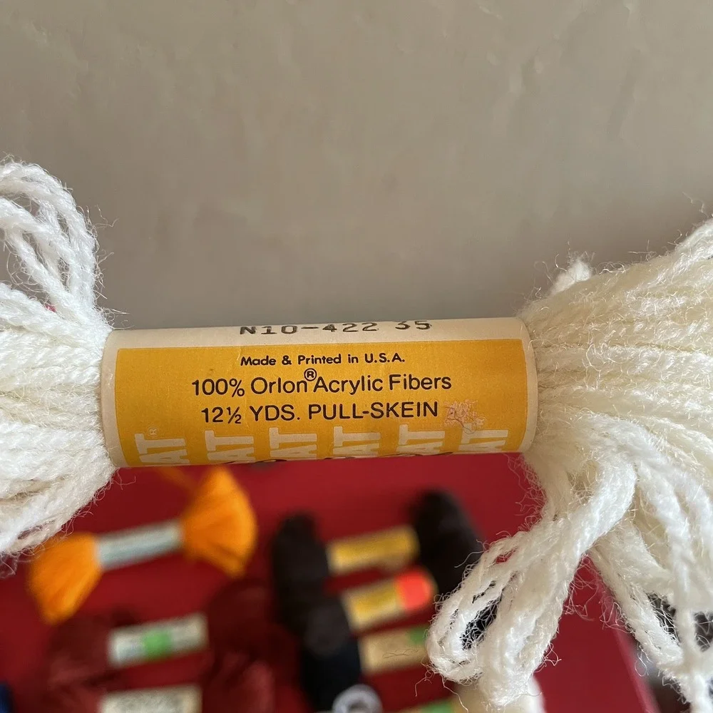 16 Vintage Bernat Tapestria 100% Virgin Wool 12 1/2 Yards Each Skein Needlepoint